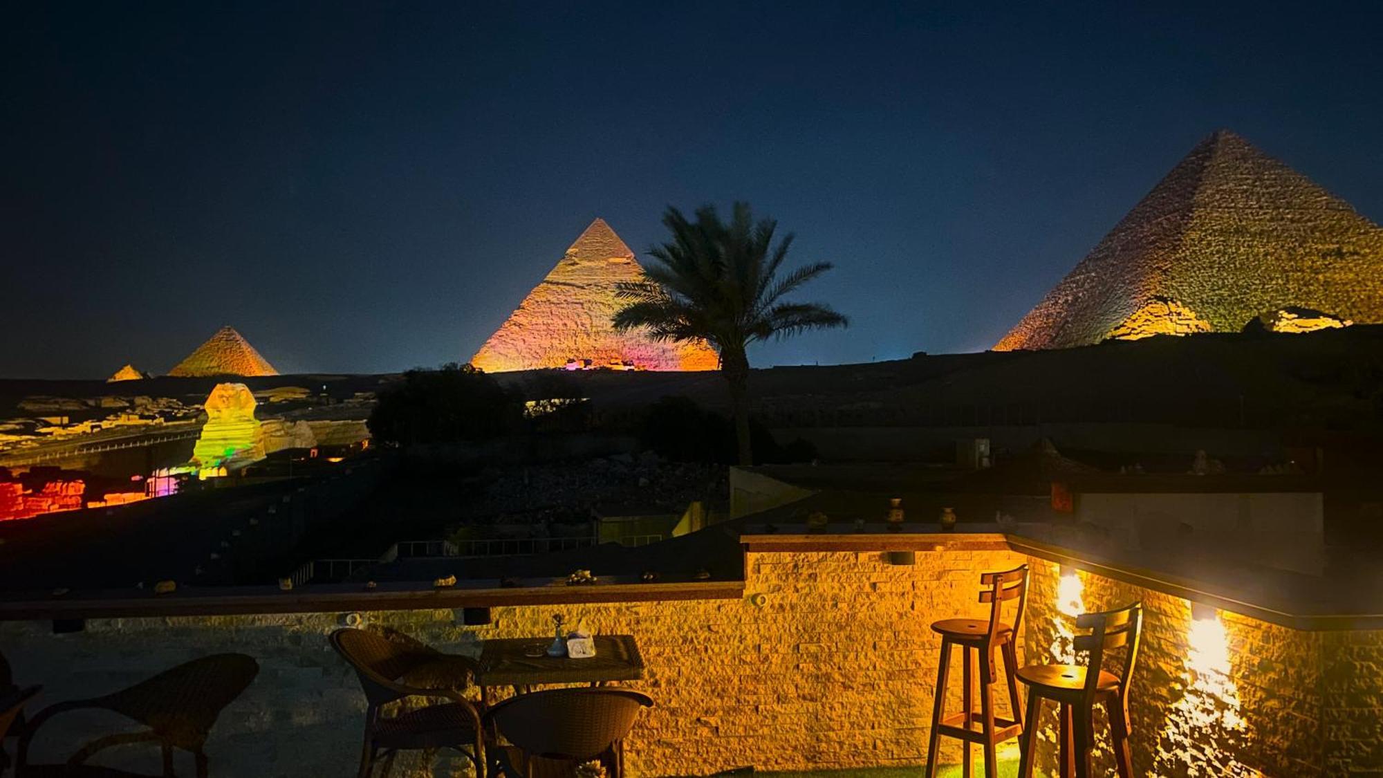 Seven Pyramids Panoramic View Inn Kafrat al Jabal Bagian luar foto