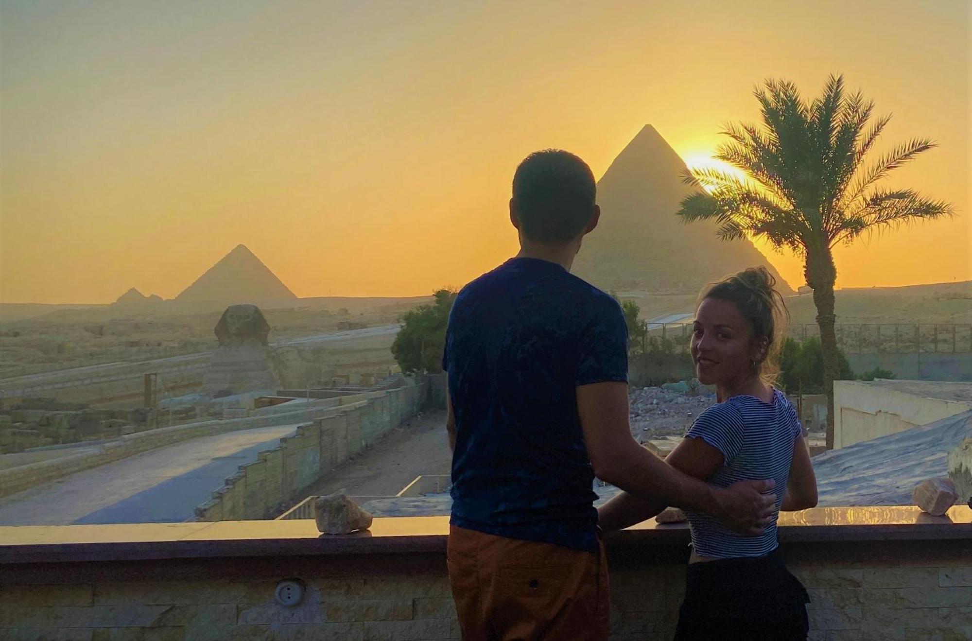 Seven Pyramids Panoramic View Inn Kafrat al Jabal Bagian luar foto