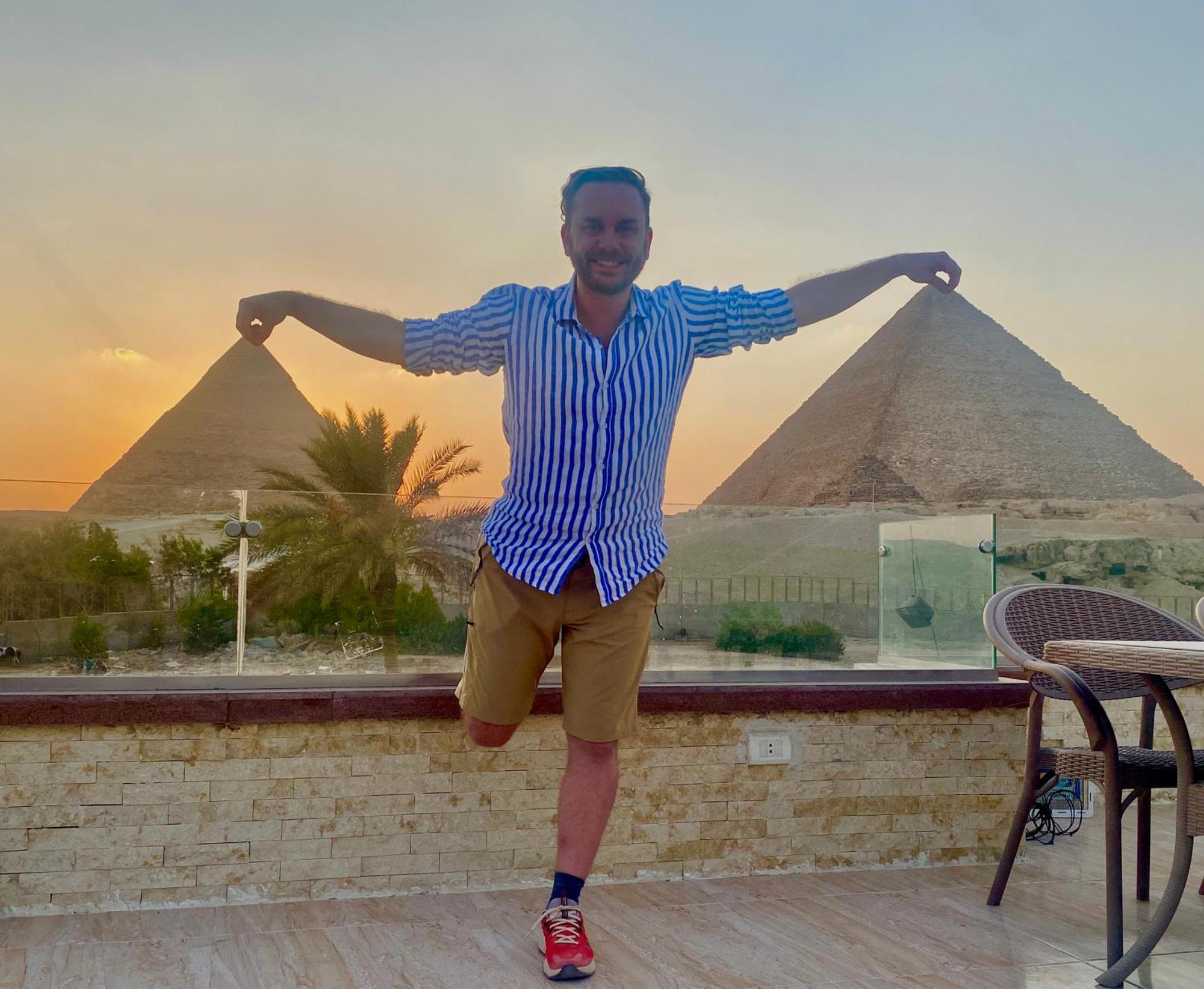 Seven Pyramids Panoramic View Inn Kafrat al Jabal Bagian luar foto