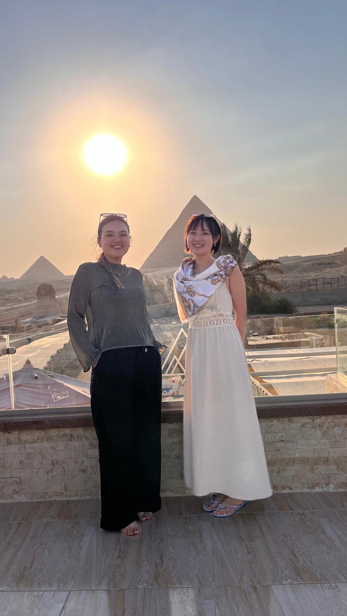 Seven Pyramids Panoramic View Inn Kafrat al Jabal Bagian luar foto